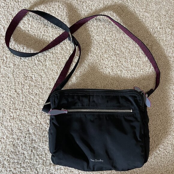 Vera Bradley Midtown Crossbody, Black - Picture 1 of 5